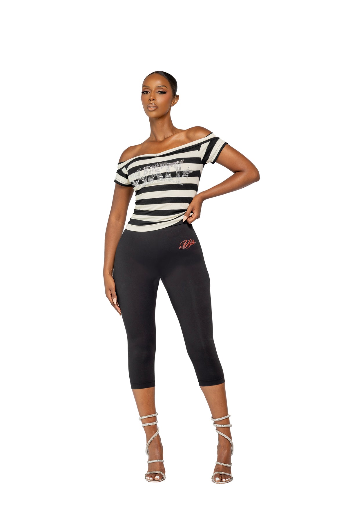 Yati Stoned Capri Set
